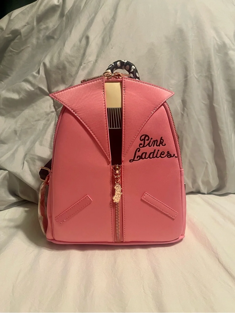 Loungefly Grease Pink Ladies Cosplay Mini Backpack - Picture 1 of 12